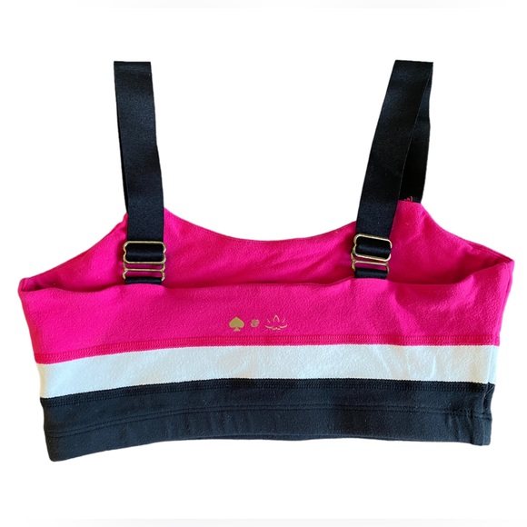 Kate Spade X Beyond Yoga Banded Bra in Deep Carnation Women’s Small - Picture 3 of 7